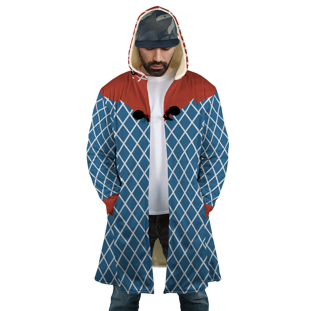 Guido Mista Jojo’s Bizarre Adventure Hooded Cloak Coat - S
