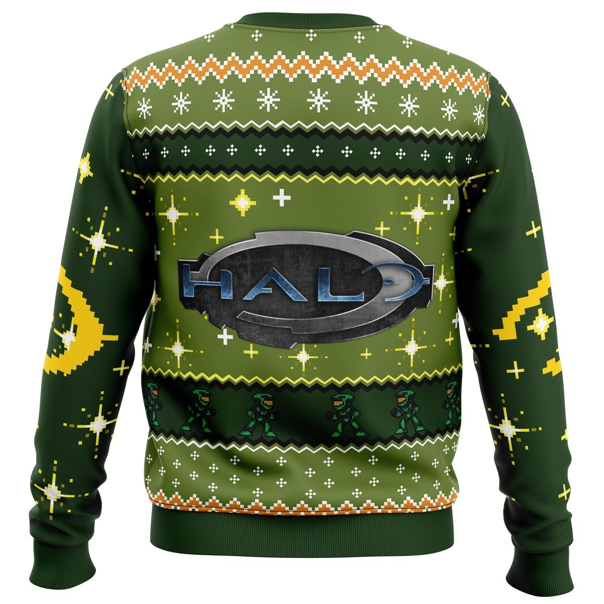 Happy Halo-Days Halo Ugly Christmas Sweater - 6XL