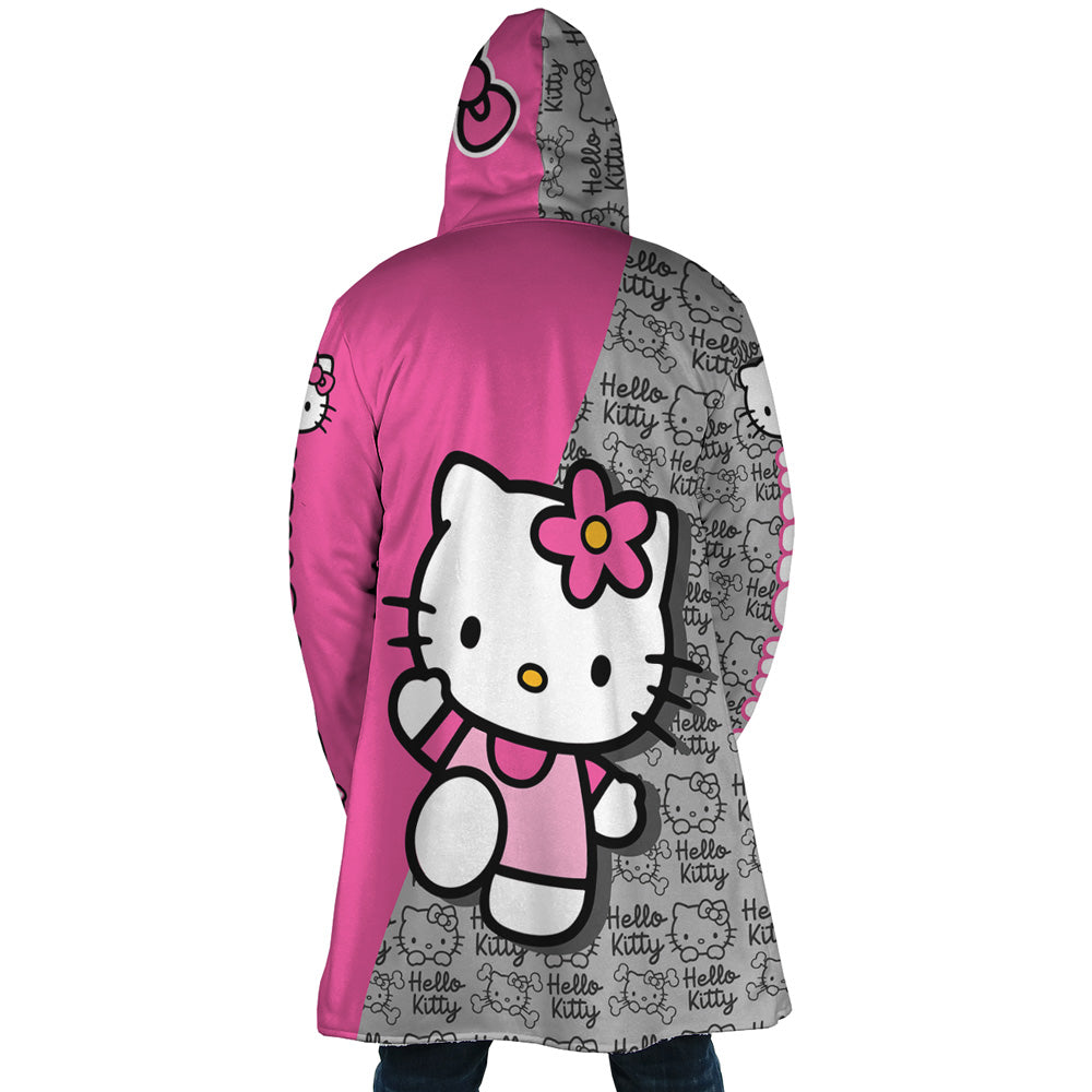 Hello Kitty Sanrio Hooded Cloak Coat - XL