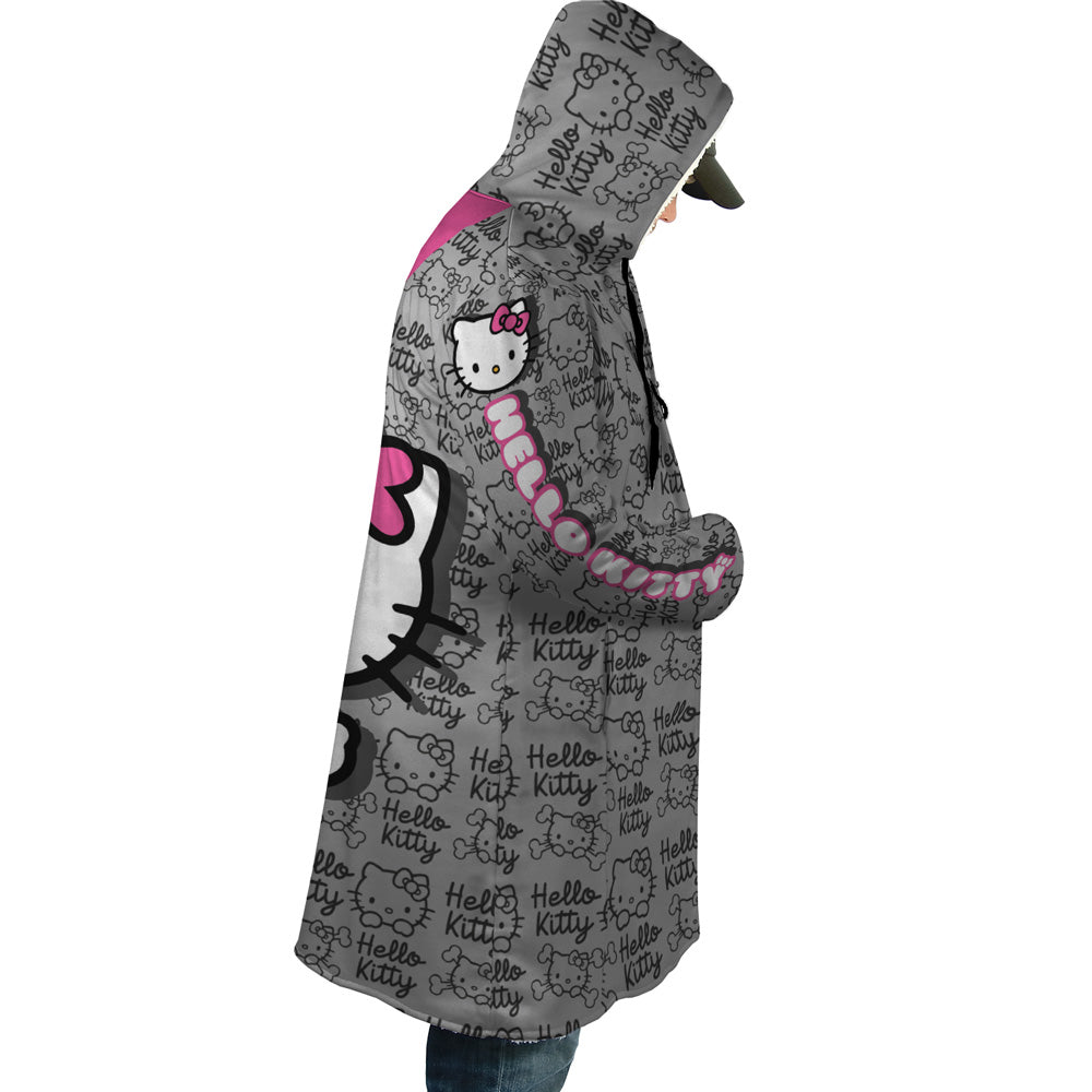 Hello Kitty Sanrio Hooded Cloak Coat - M