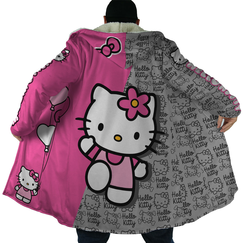 Hello Kitty Sanrio Hooded Cloak Coat - 2XL