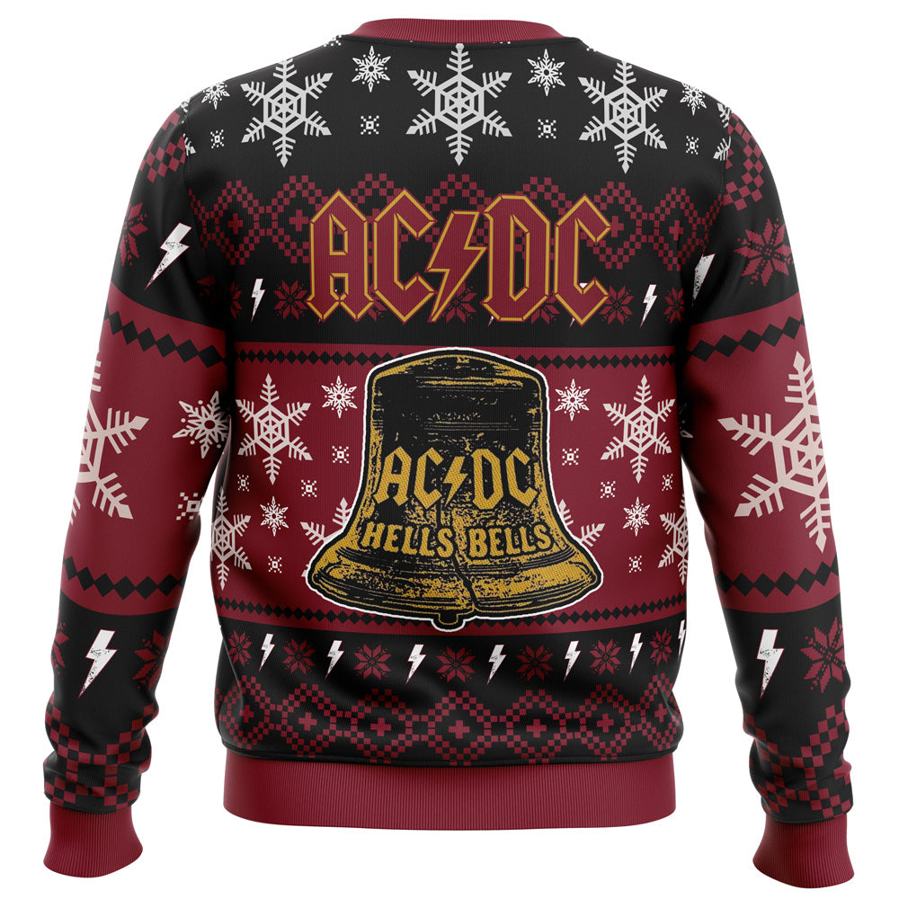 Sweater Hells Bells ACDC Ugly Christmas - 5XL