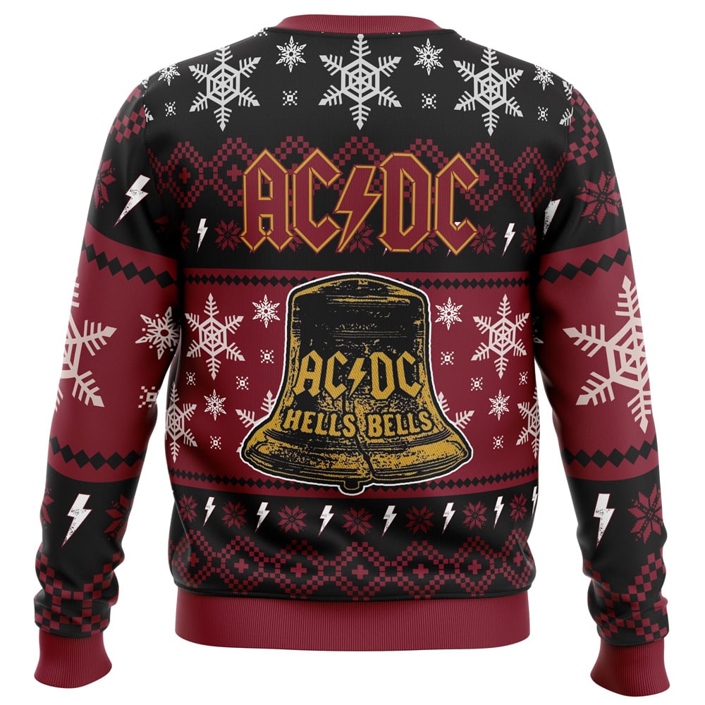 Hells Bells ACDC Ugly Christmas Sweater - 5XL