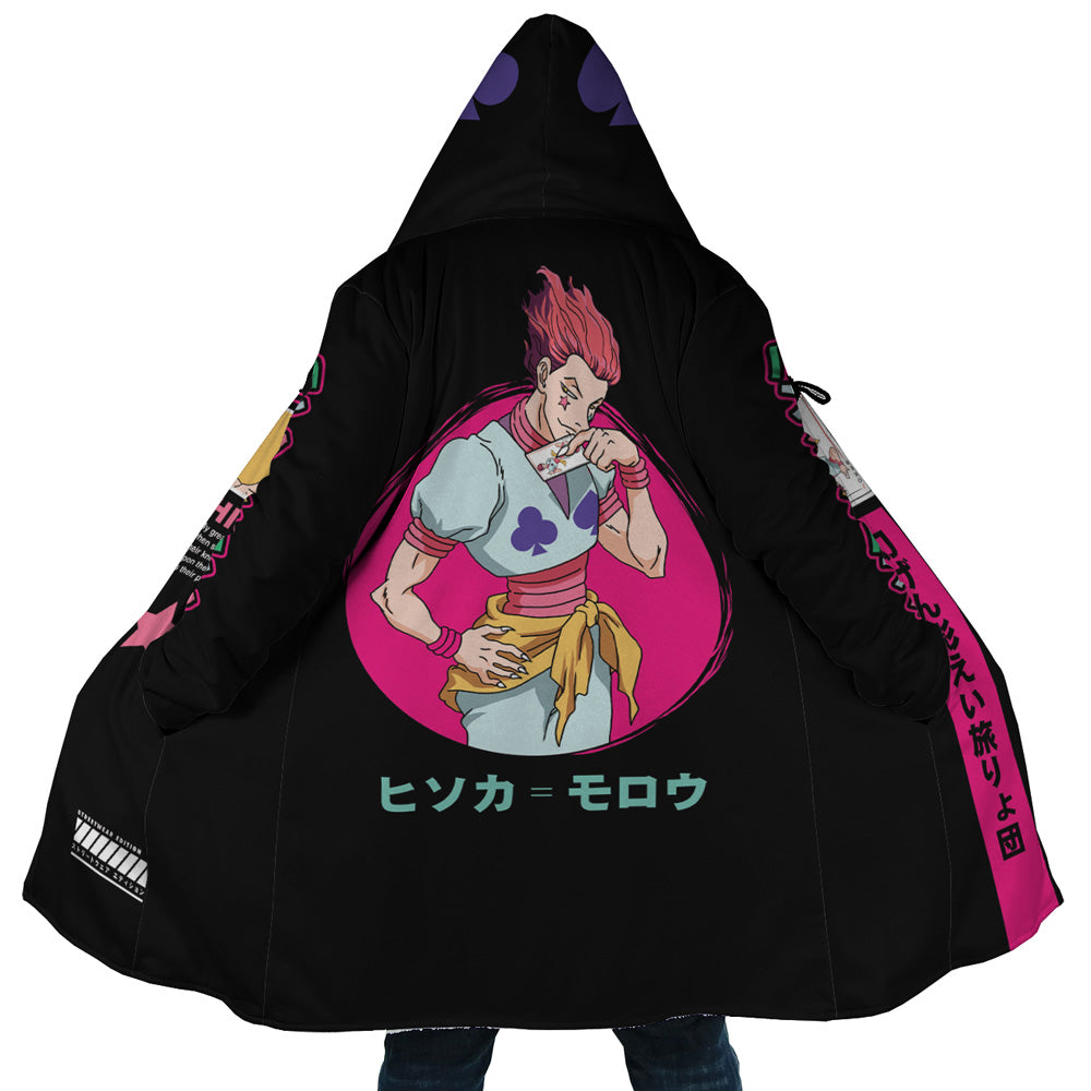 Hisoka Morow Hunter X Hunter Hooded Cloak Coat - 5XL