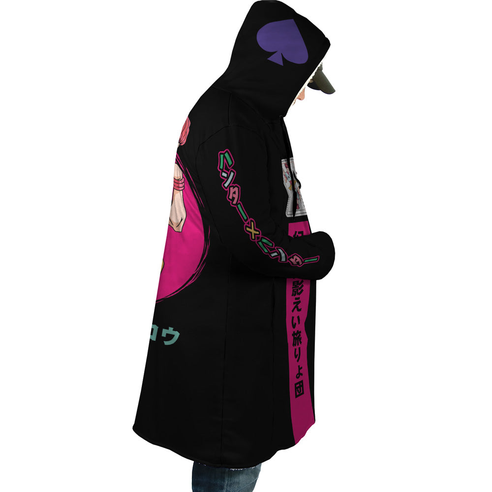 Hisoka Morow Hunter X Hunter Hooded Cloak Coat - M