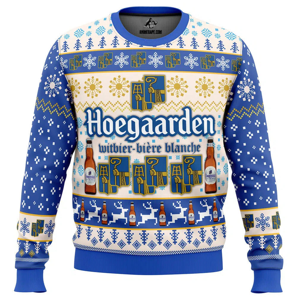 Hoegaarden Beer Ugly Christmas Sweater - 6XL