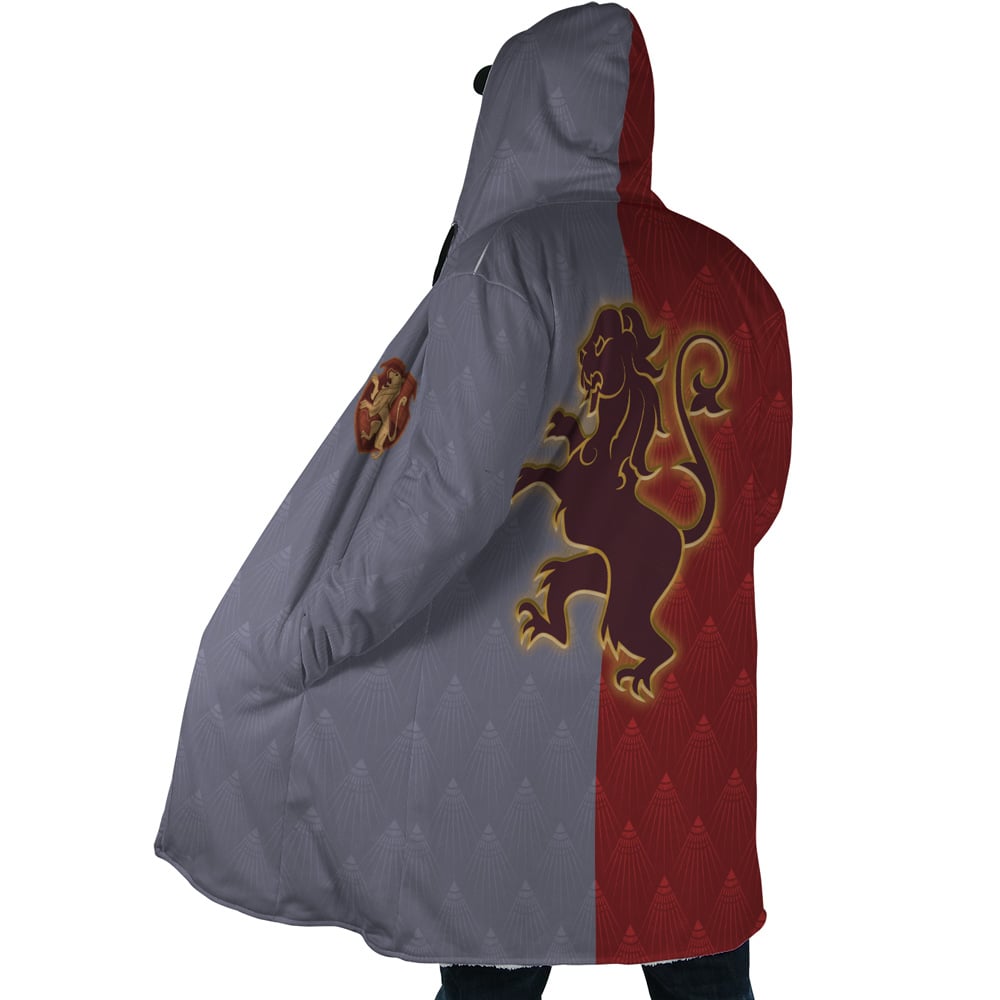 Hogwarts Legacy Gryffindor Harry Potter Hooded Cloak Coat - XL