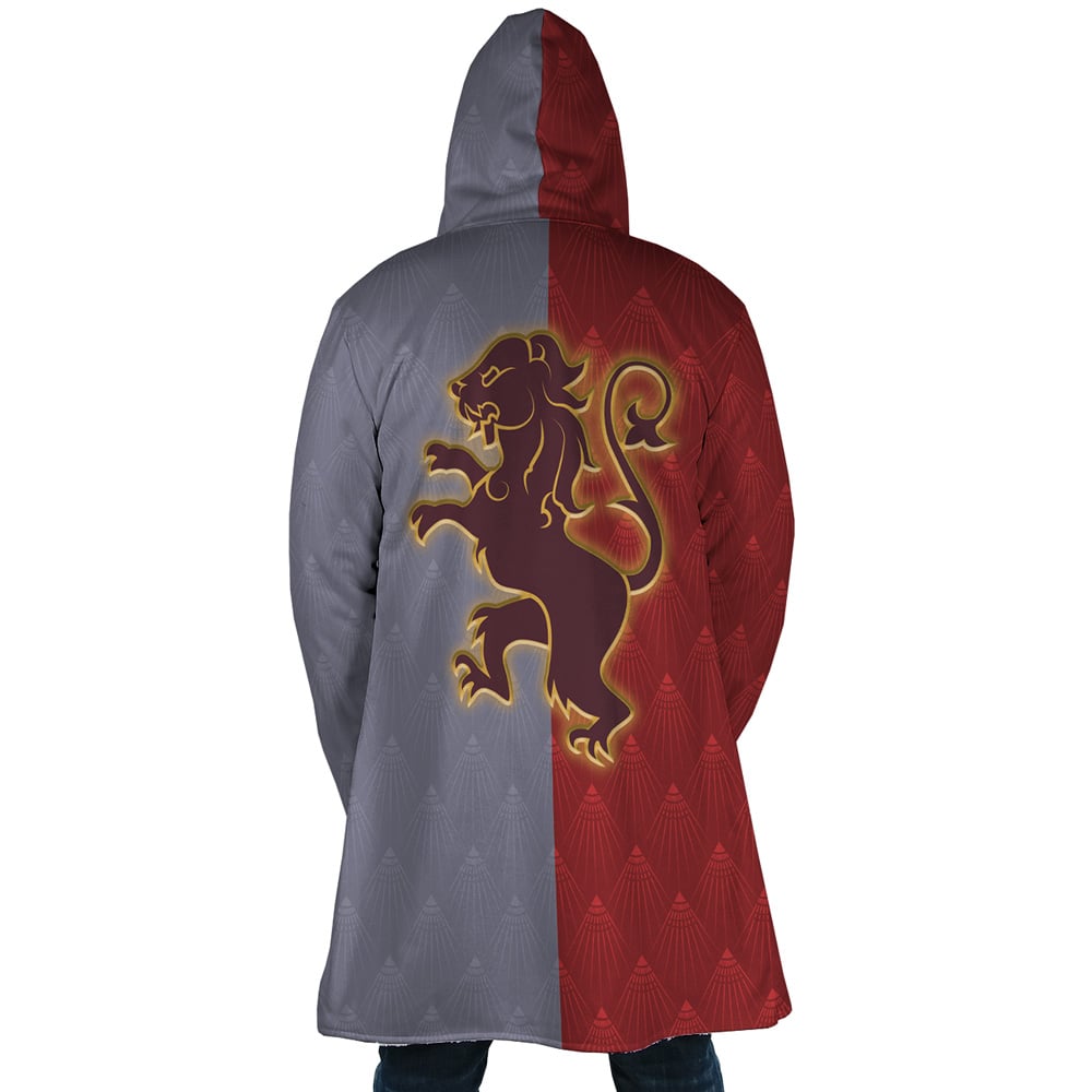Hogwarts Legacy Gryffindor Harry Potter Hooded Cloak Coat - 2XL
