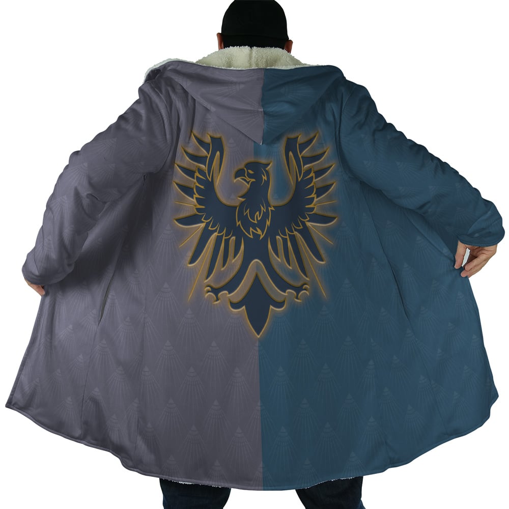 Hogwarts Legacy Ravenclaw Harry Potter Hooded Cloak Coat - 3XL