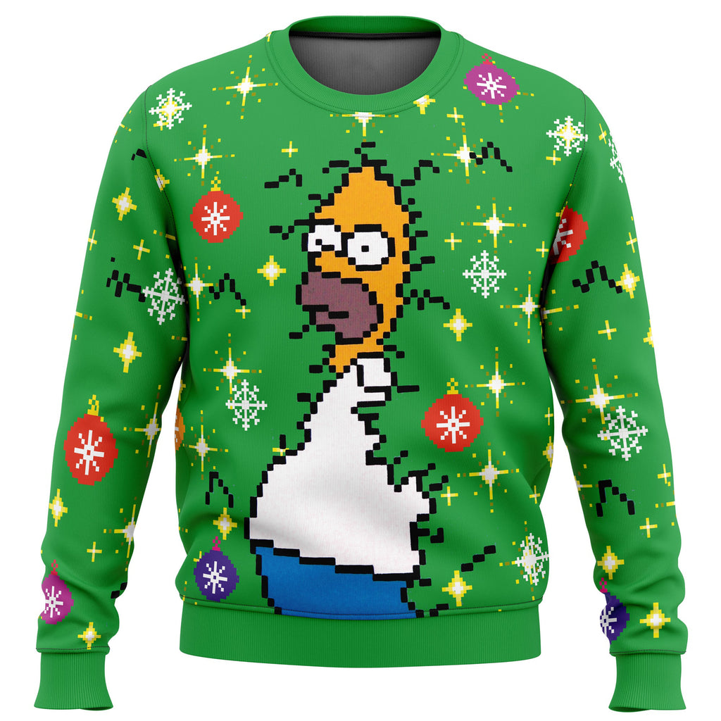 Homer Bush Meme The Simpsons Ugly Christmas Sweater - 4XL