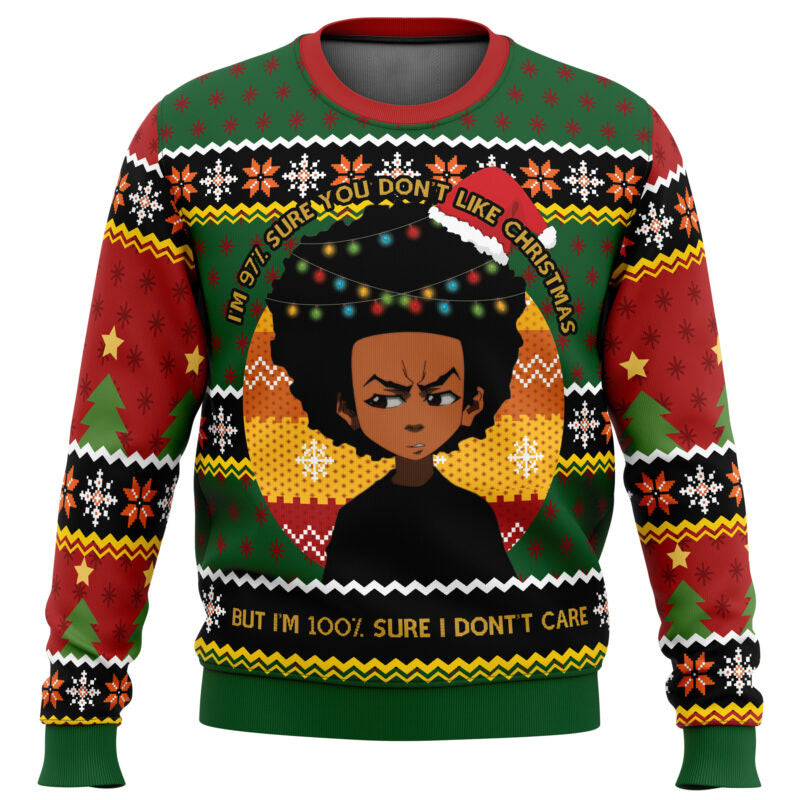 Huey Freeman The Boondocks Ugly Christmas Sweater - 6XL