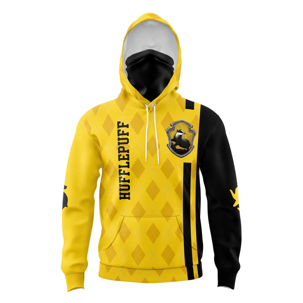 Hufflepuff Harry Potter Masked Hoodie - 3XL
