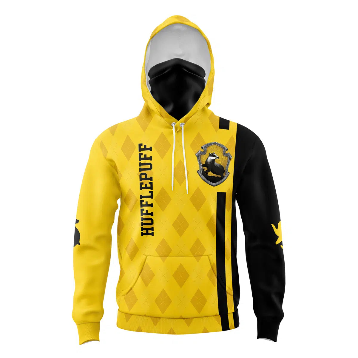 Hufflepuff Harry Potter Masked Hoodie - 3XL