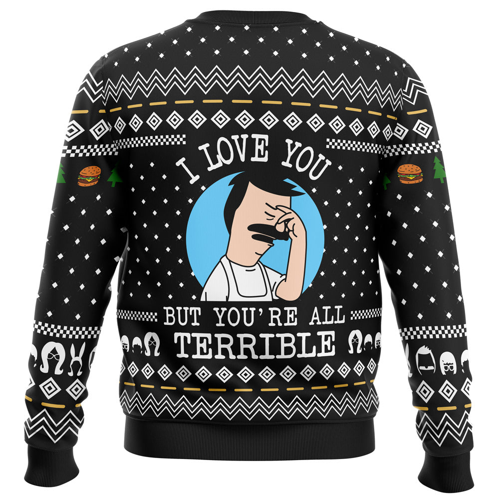 Sweater I Love You but Bob’s Burgers Ugly Christmas - 5XL