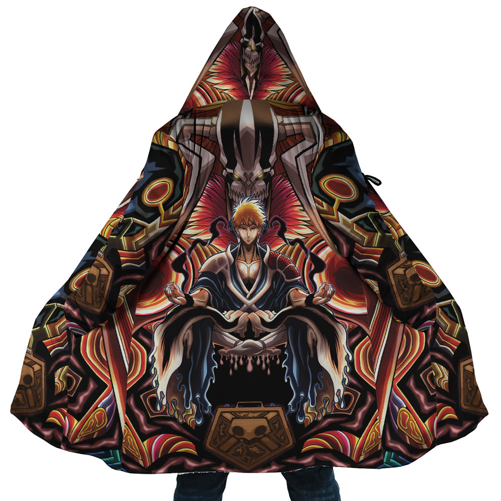 Ichigo True Shikai Bleach Hooded Cloak Coat - 5XL