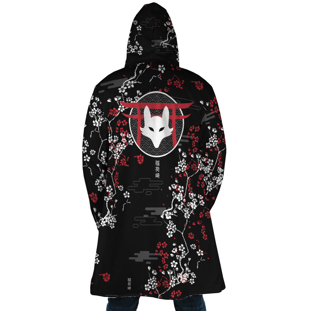 Inarizaki Foxes Haikyuu Hooded Cloak Coat - XL