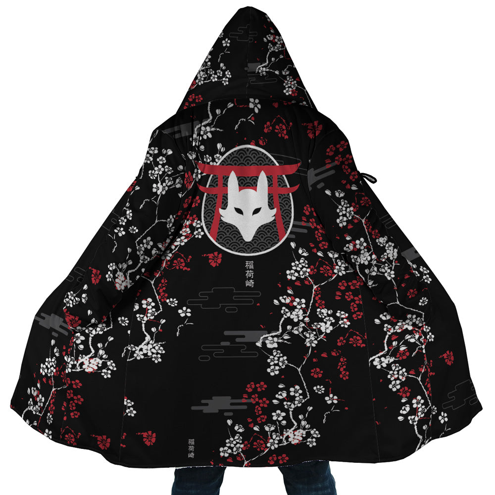 Inarizaki Foxes Haikyuu Hooded Cloak Coat - 5XL