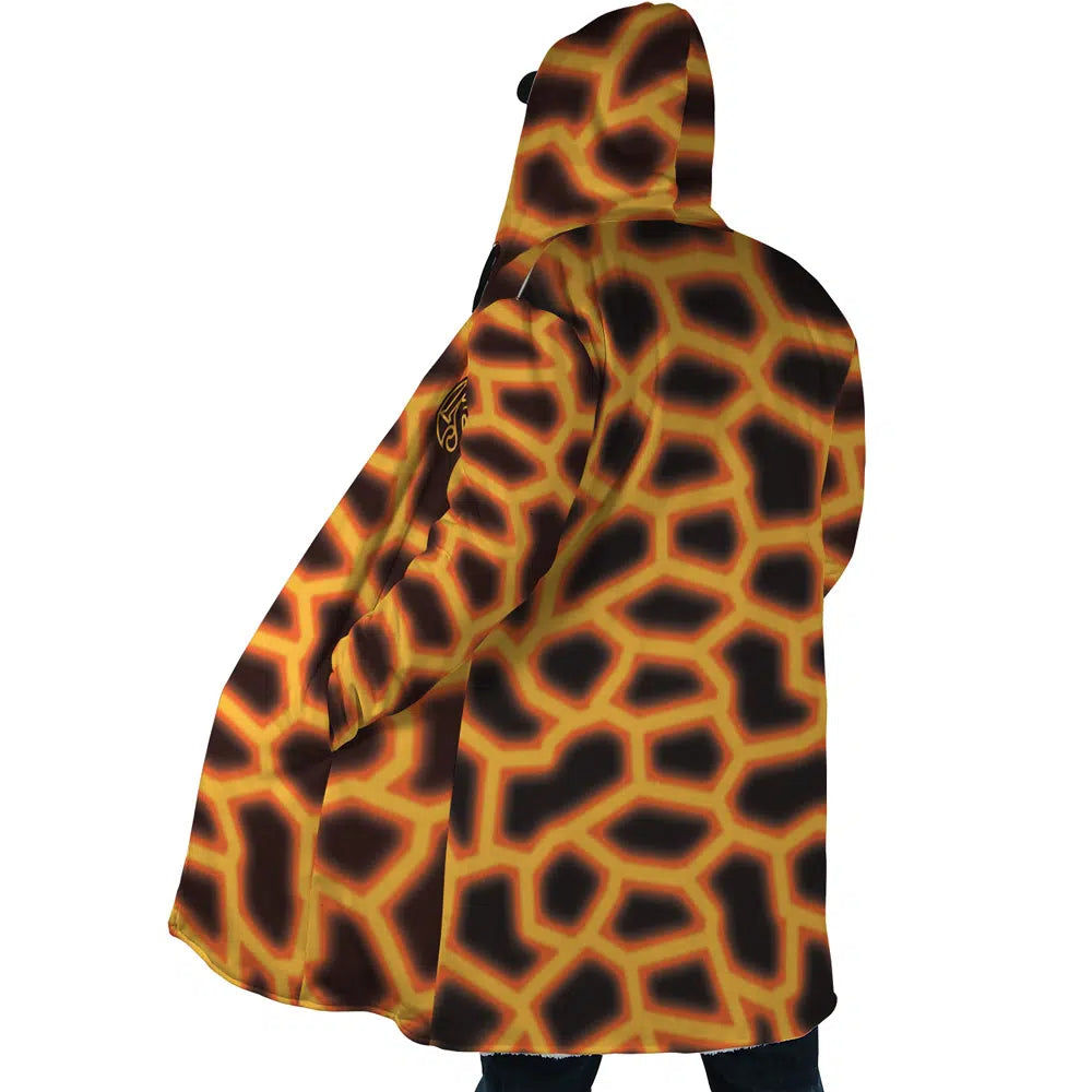 Infernal Cape Old School RuneScape Hooded Cloak Coats - L
