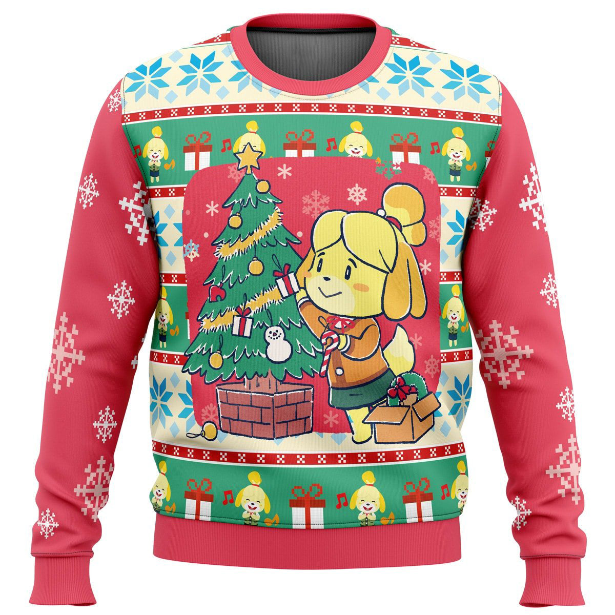 Isabelle Animal Crossing Ugly Christmas Sweater - 5XL