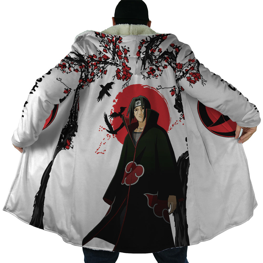 Itachi Uchiha Naruto Hooded Cloak Coat - 2XL