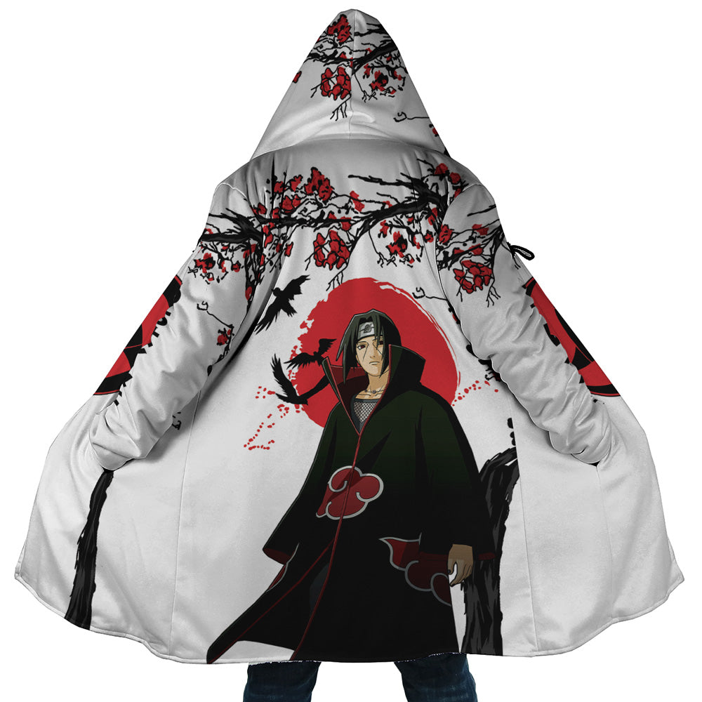 Itachi Uchiha Naruto Hooded Cloak Coat - 5XL