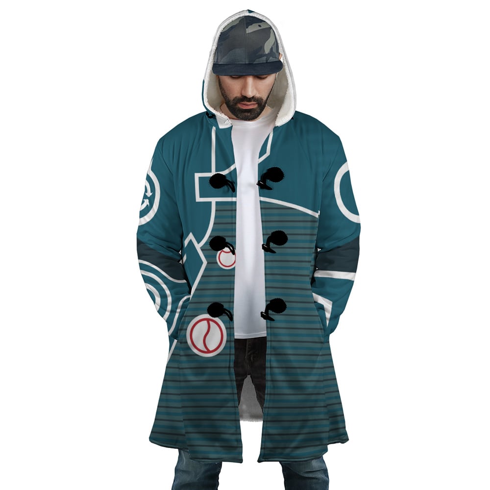 Jace Beleren Magic The Gathering Hooded Cloak Coat - M