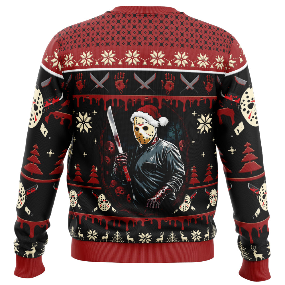 Sweater Jason Voorhees Firday the 13th Ugly Christmas - 5XL