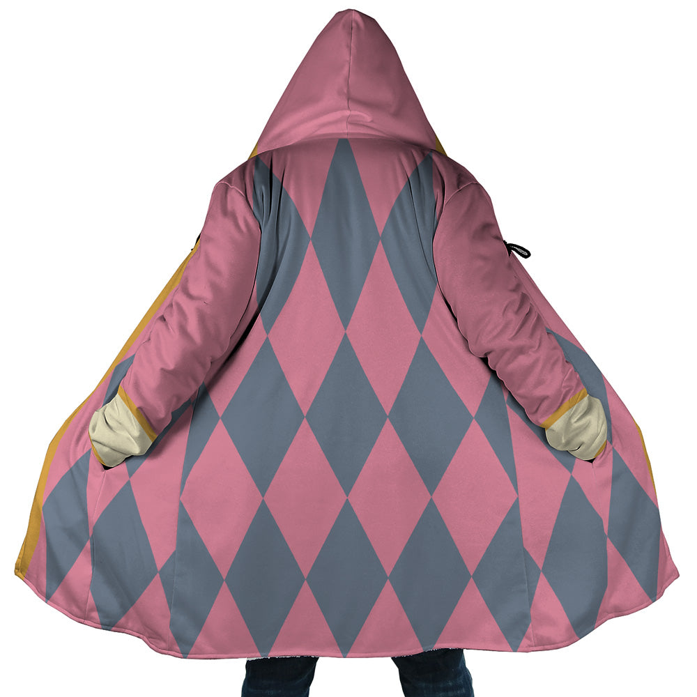 Jenkins Pendragon Howl’s Moving Castle Studio Ghibli Hooded Cloak Coat - 5XL