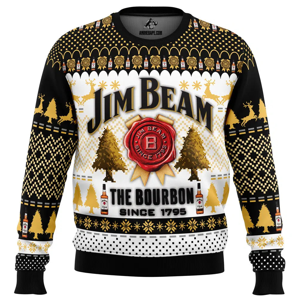 Jim Beam The Bourbon Ugly Christmas Sweater - 6XL