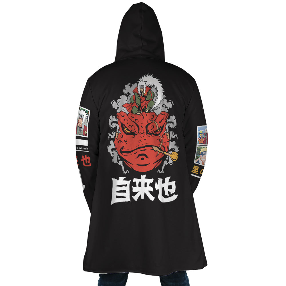 Jiraiya Toad Sage Naruto Hooded Cloak Coat - XL