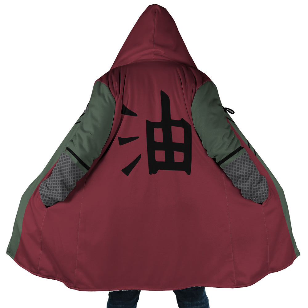 Jiraiya Uniform Naruto Hooded Cloak Coat - 5XL