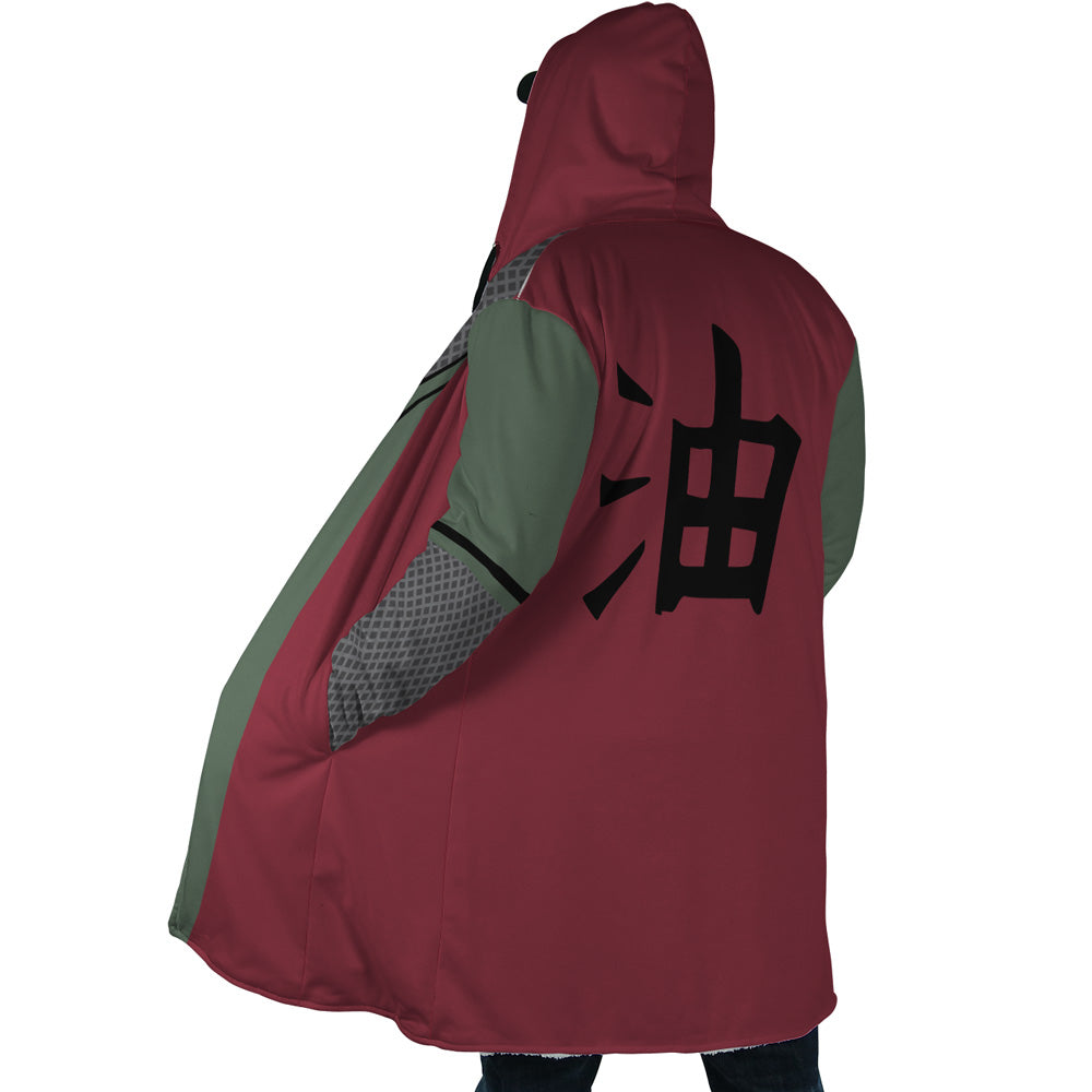 Jiraiya Uniform Naruto Hooded Cloak Coat - L