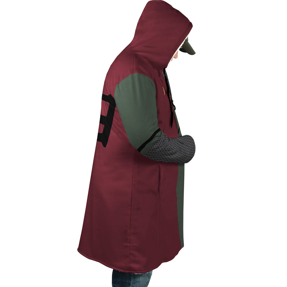 Jiraiya Uniform Naruto Hooded Cloak Coat - M