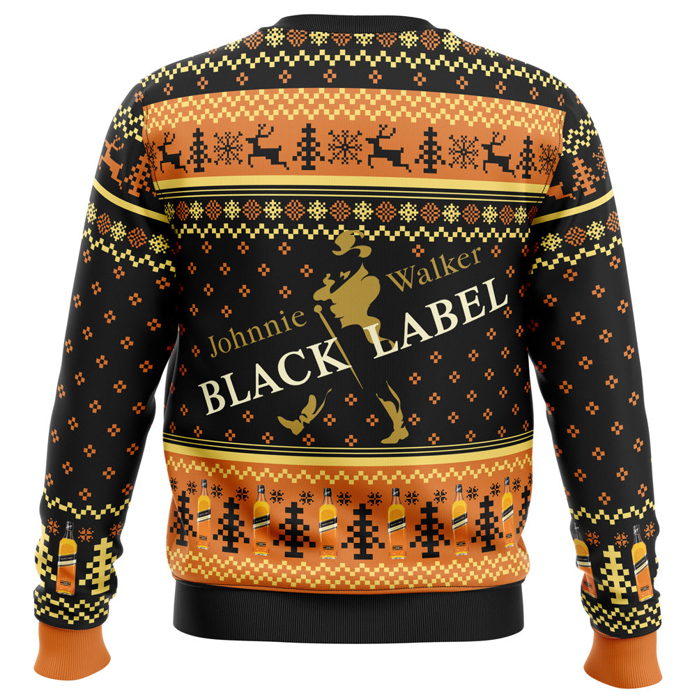 Johnnie Walker Black Label Ugly Christmas Sweater - 5XL