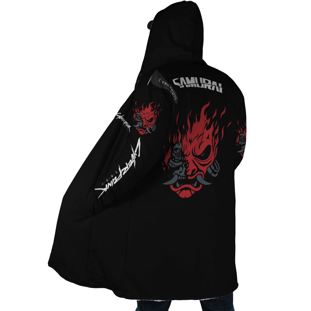 Johnny Silverhand Cyberpunk 2077 Hooded Cloak Coat - XL