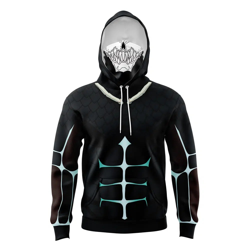 Kaiju Form Kaiju No. 8 Masked Hoodie - 6XL
