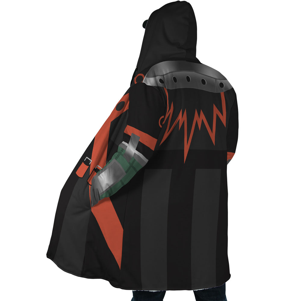 Katsuki Bakugo My Hero Academia Hooded Cloak Coat - L