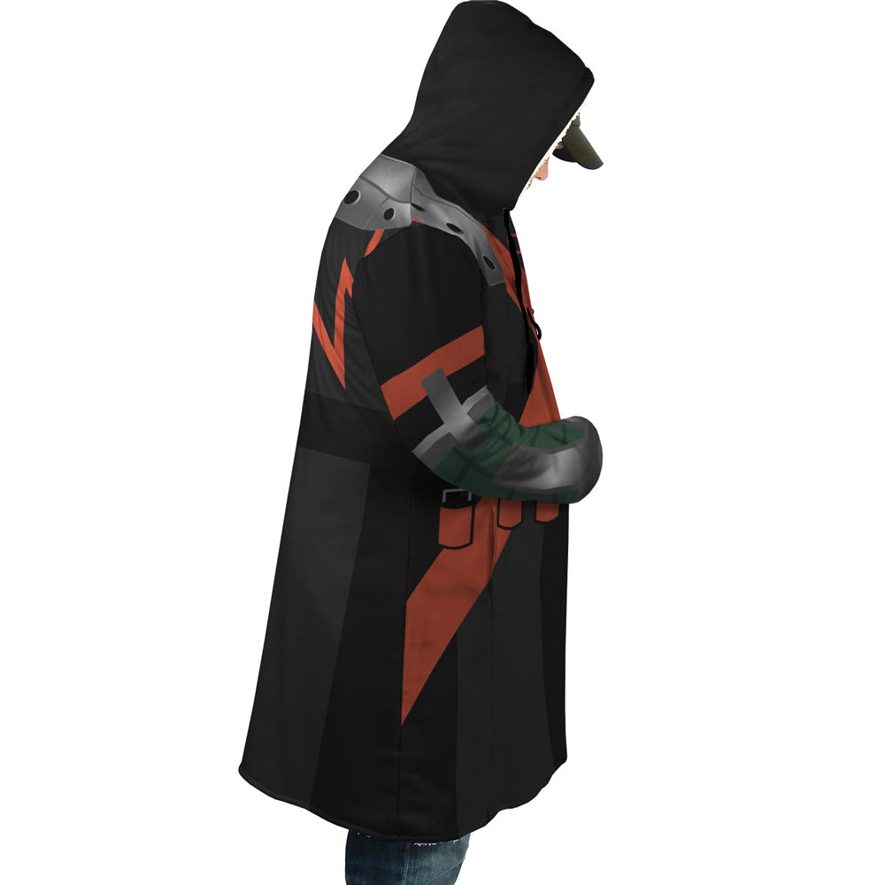 Katsuki Bakugo My Hero Academia Hooded Cloak Coat - M