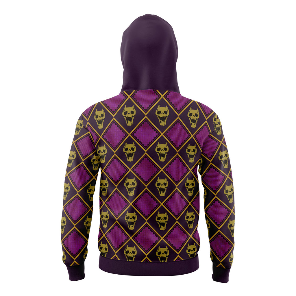 Killer Queen Jojo’s Bizarre Adventure Masked Hoodie - M