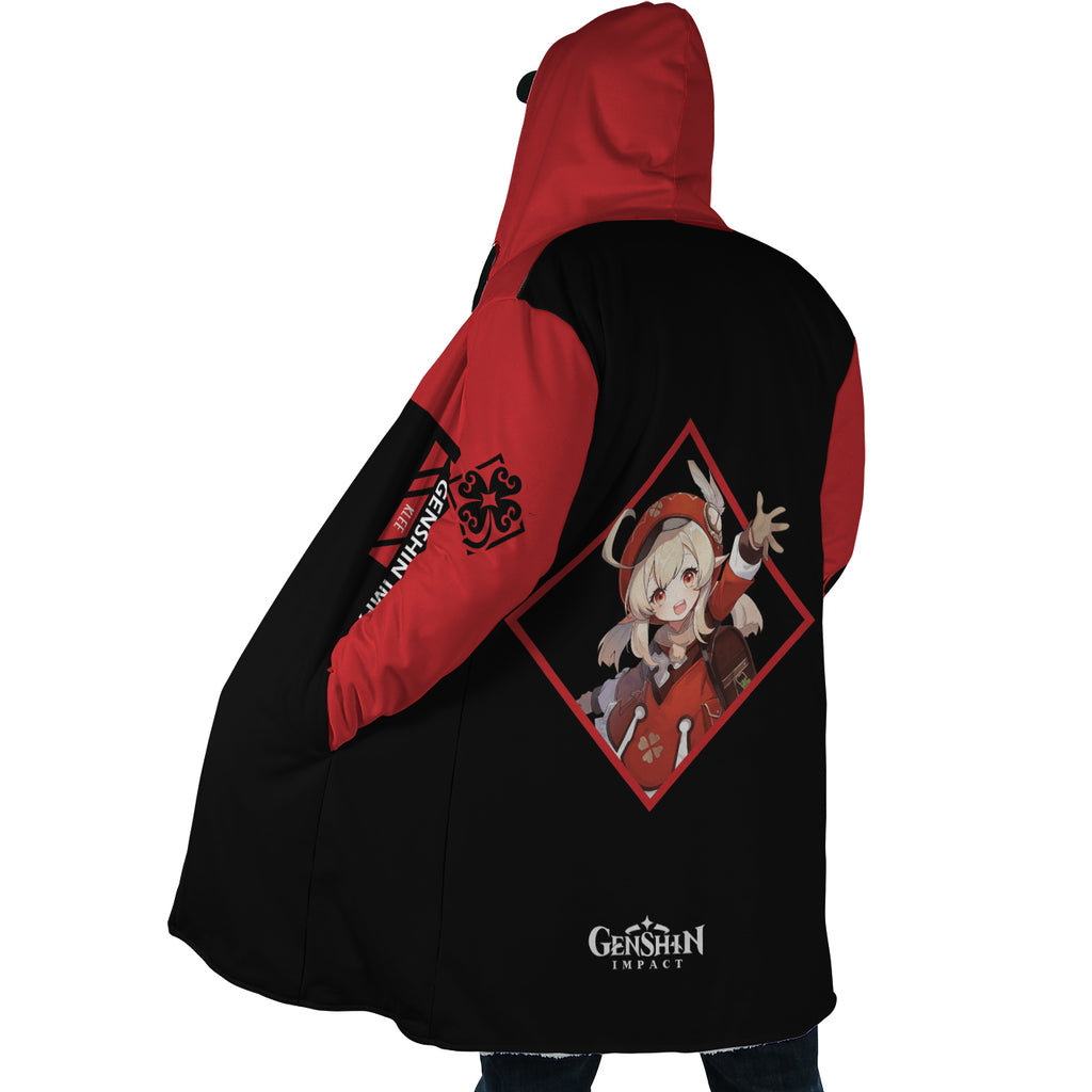 Klee Genshin Impact Hooded Cloak Coat - S