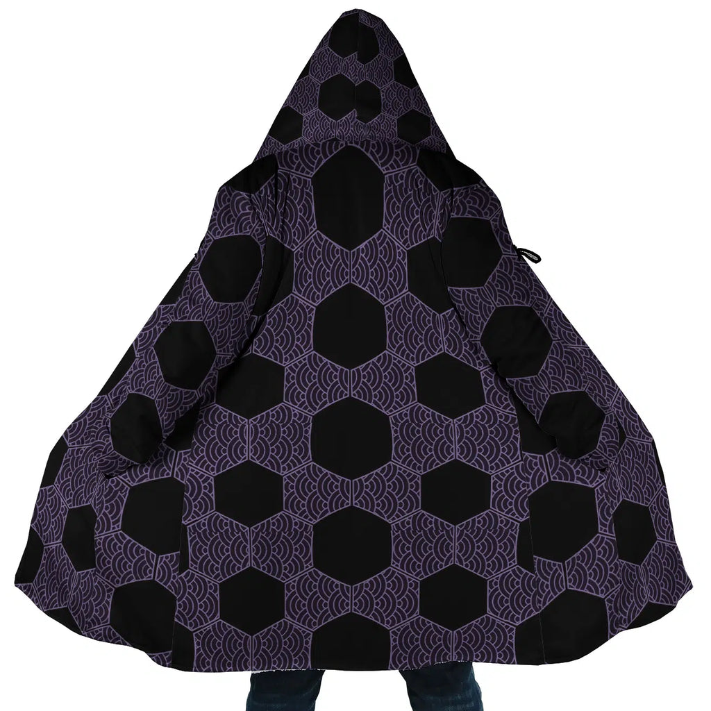 Kokushibo Demon Slayer Hooded Cloak Coats - 5XL