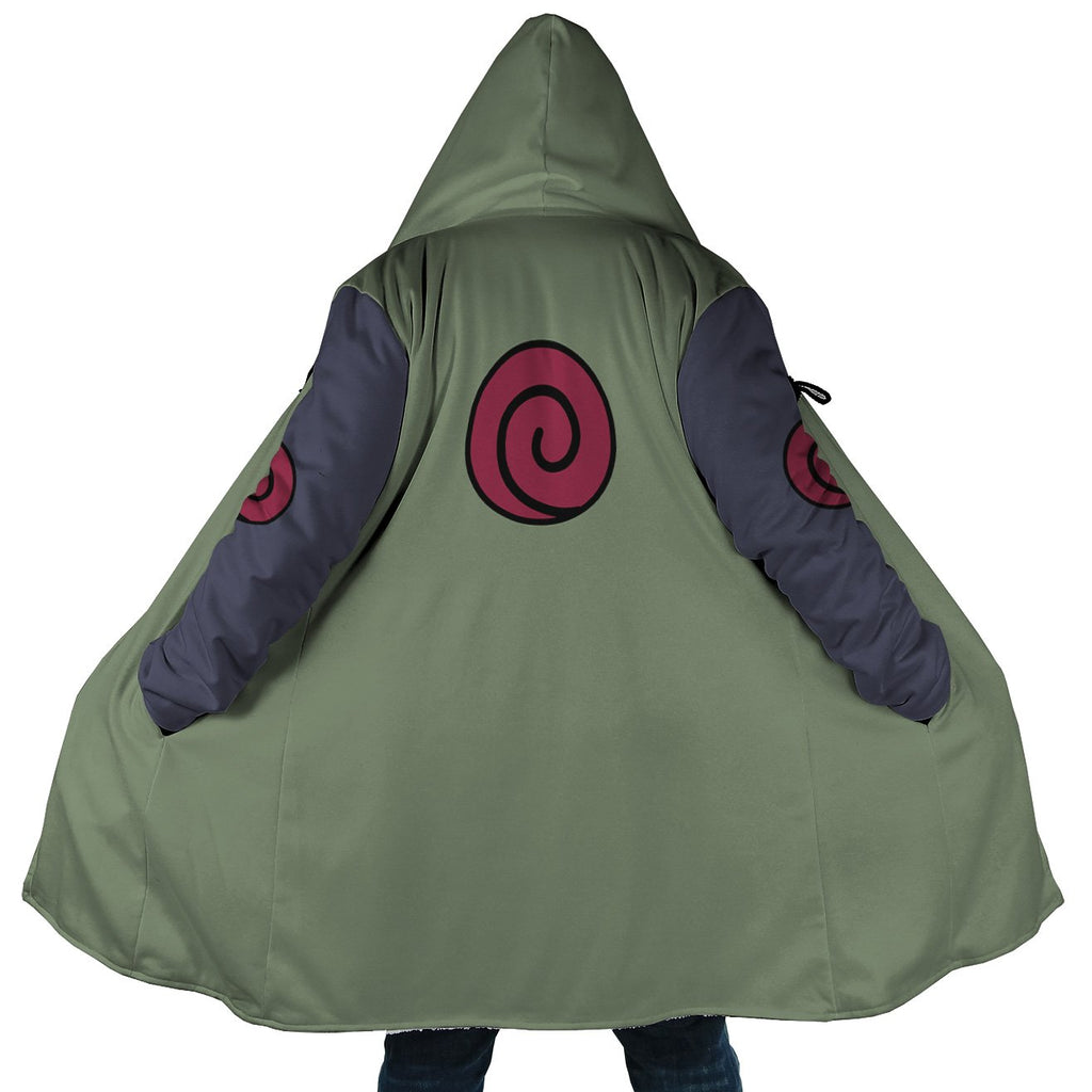Konoha Jonin Naruto Hooded Cloak Coats - 5XL