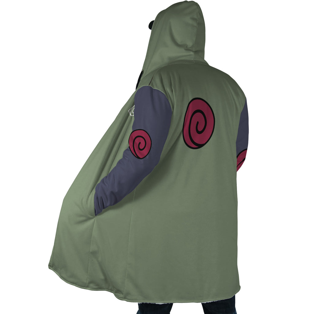 Konoha Jonin Naruto Hooded Cloak Coats - S