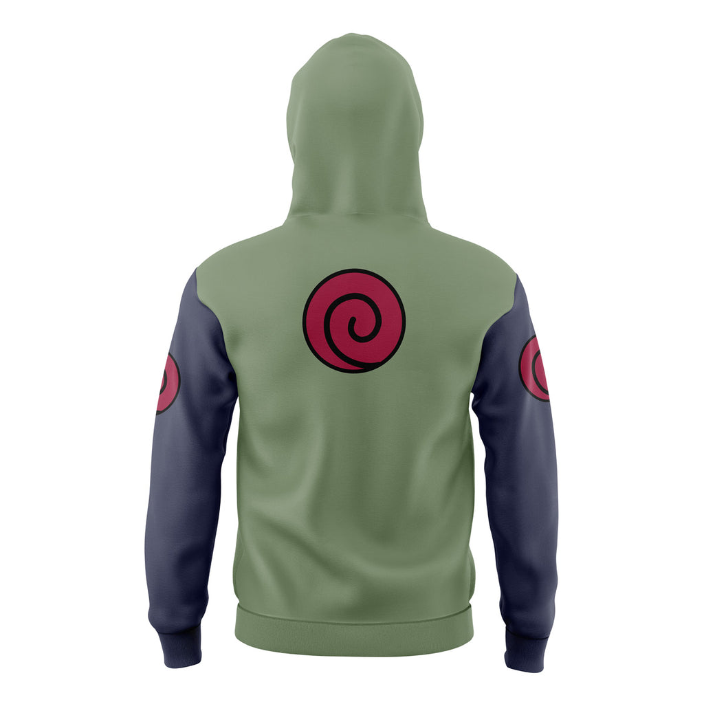 Konoha Jonin Naruto Masked Hoodie - M