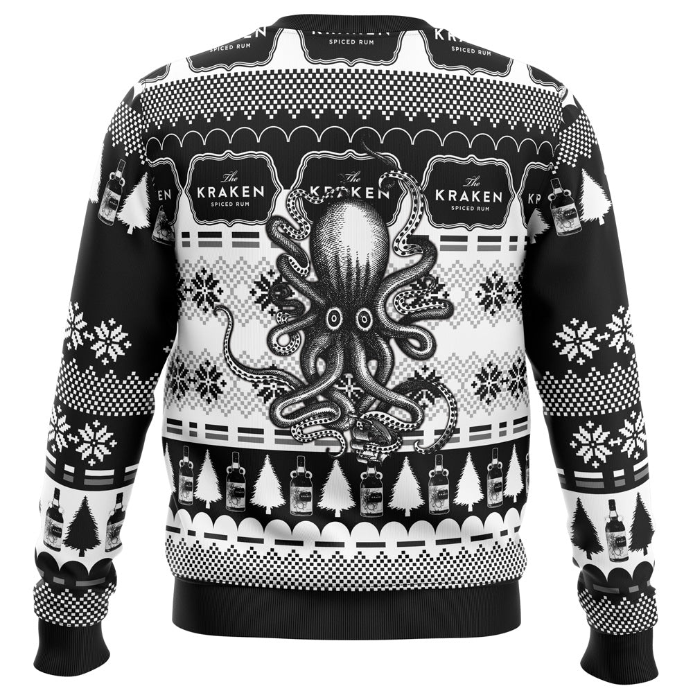 Kraken Black Spiced Rum Ugly Christmas Sweater - 5XL