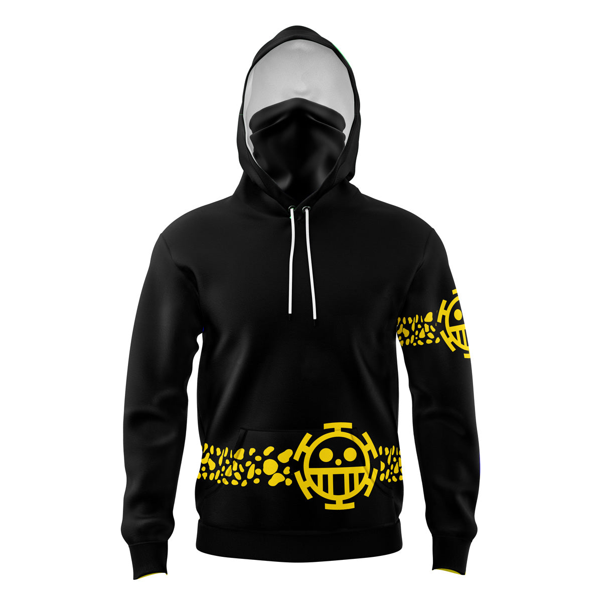 Hoodie Law Punk Hazard One Piece Pirates Masked - 6XL