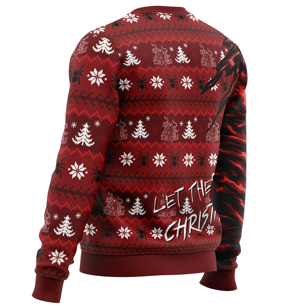 Let There Be Christmas Carnage Marvel Ugly Christmas Sweater - 4XL