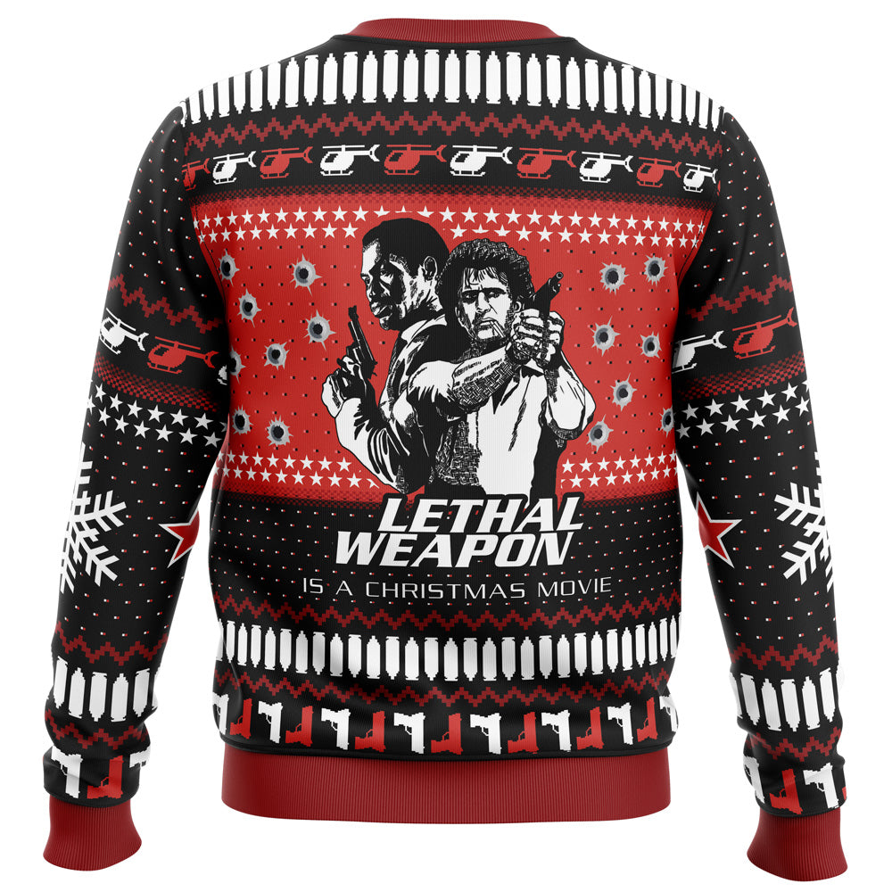 Lethal Weapon Is a Christmas Movie Ugly Christmas Sweater - 5XL