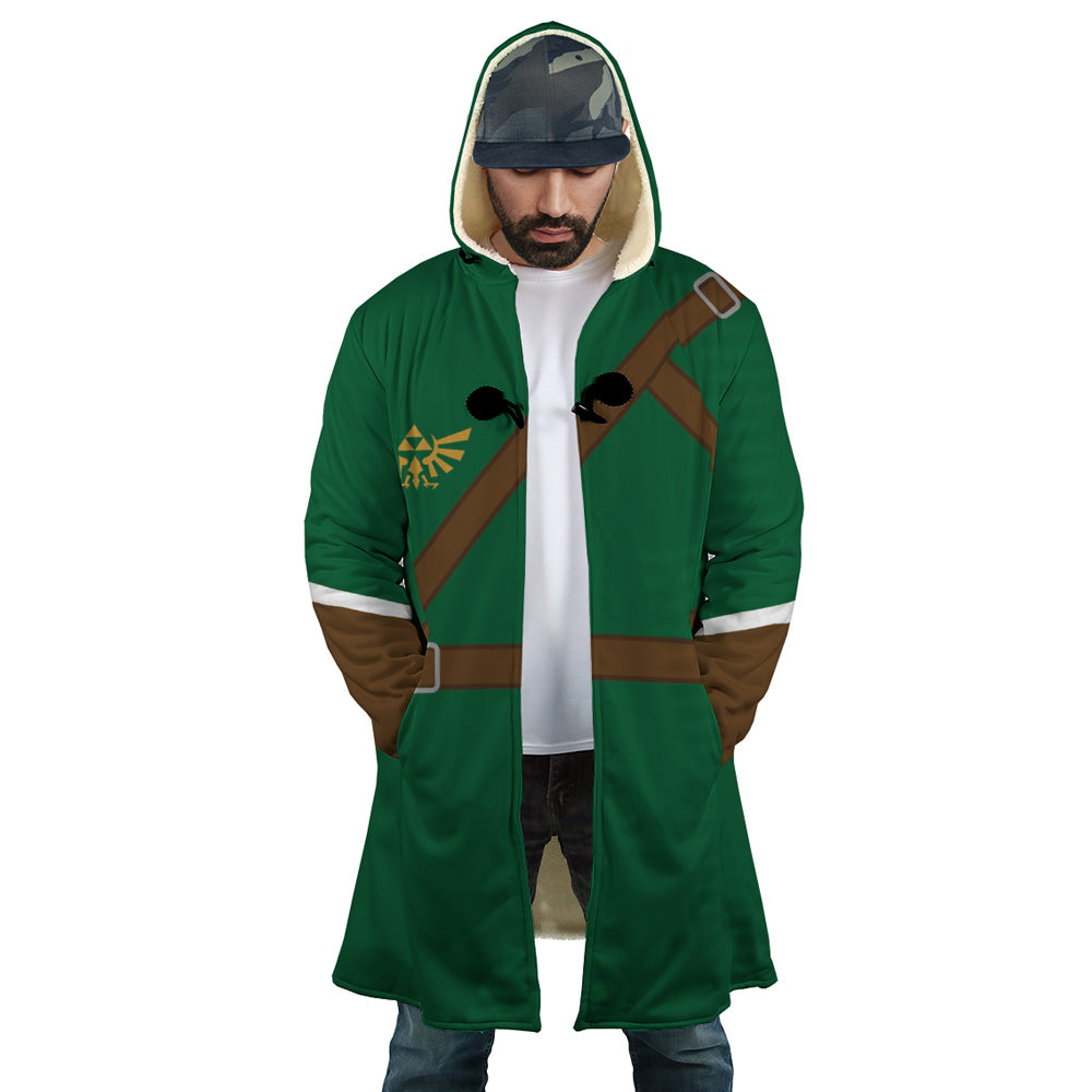 Link The Legend of Zelda Hooded Cloak Coat - S