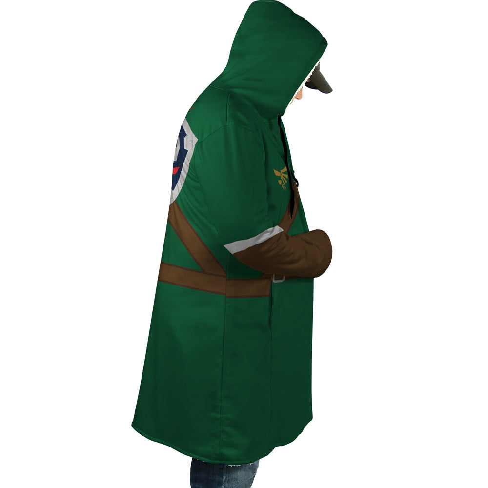 Link The Legend of Zelda Hooded Cloak Coat - L